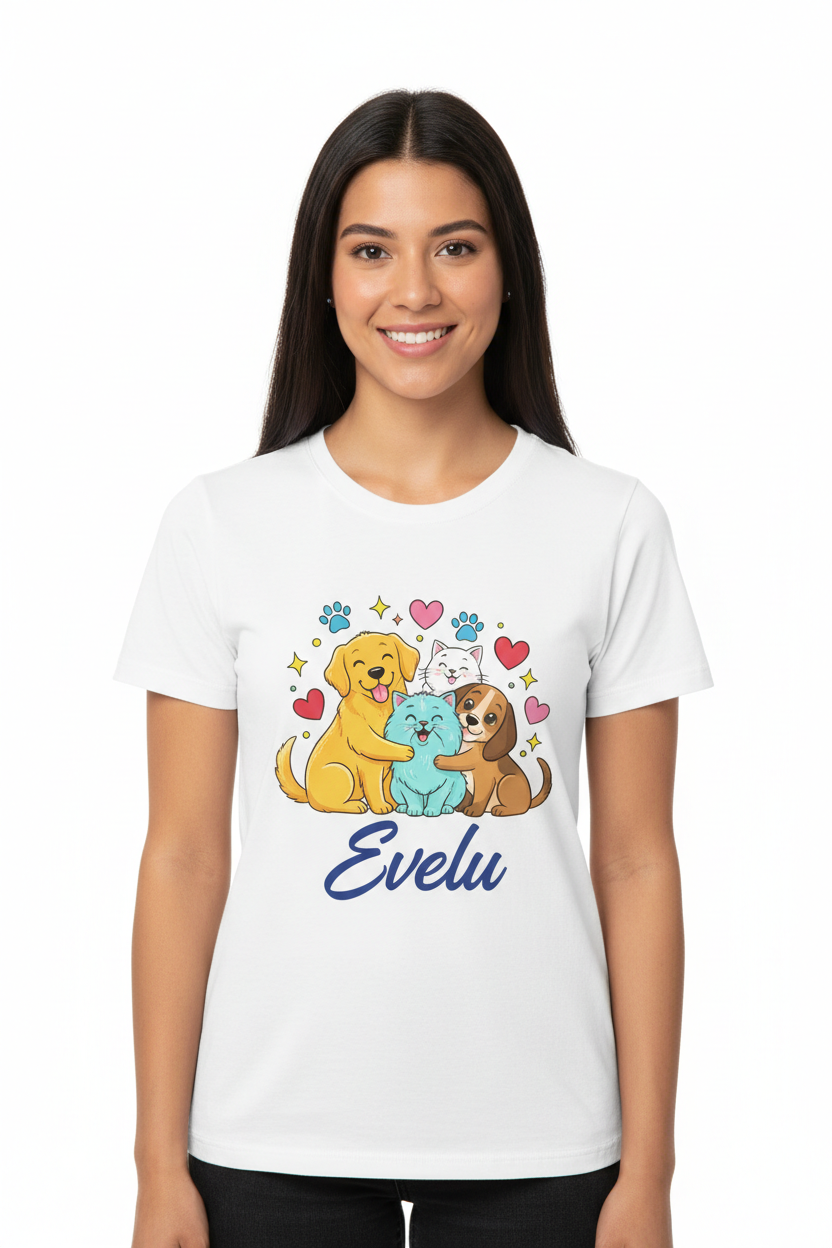 Polera Amante Animales - Mujer
