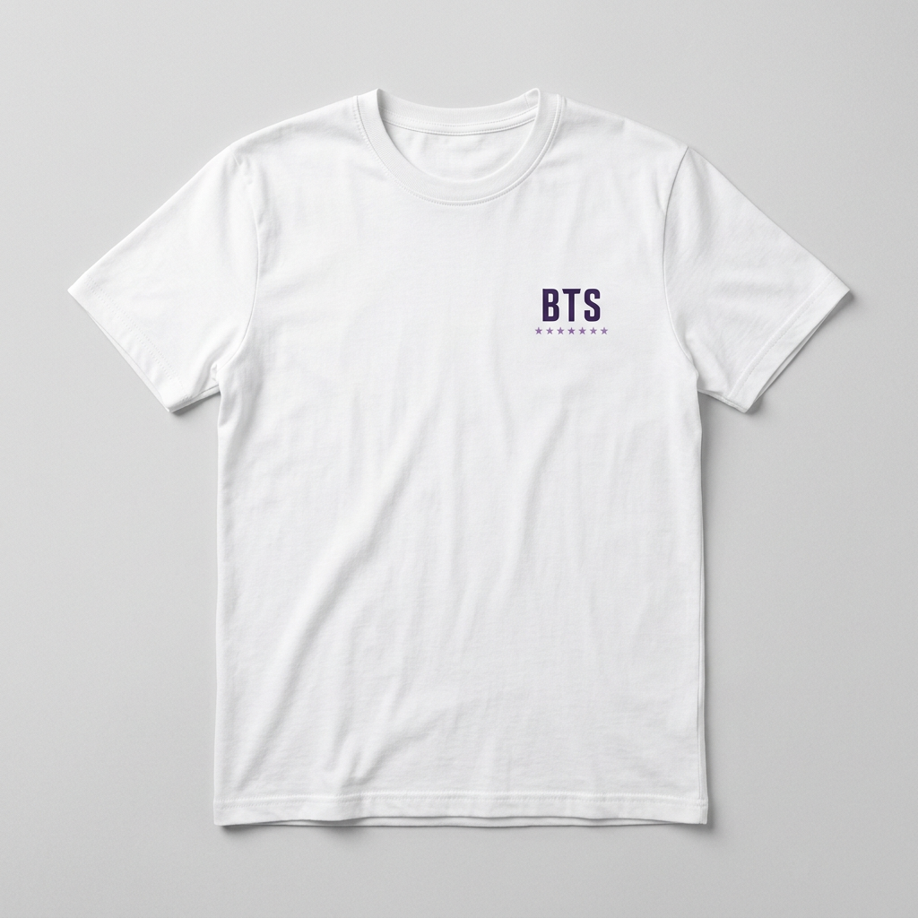 Polera BTS minimalista